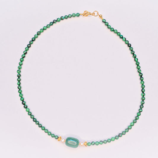 Colier Malachit