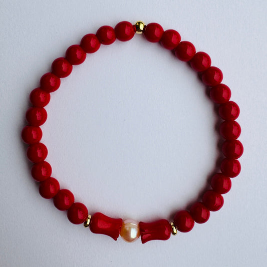 Brățară Red Pearl