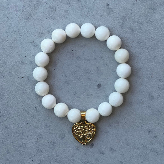 Brățară Coral Alb