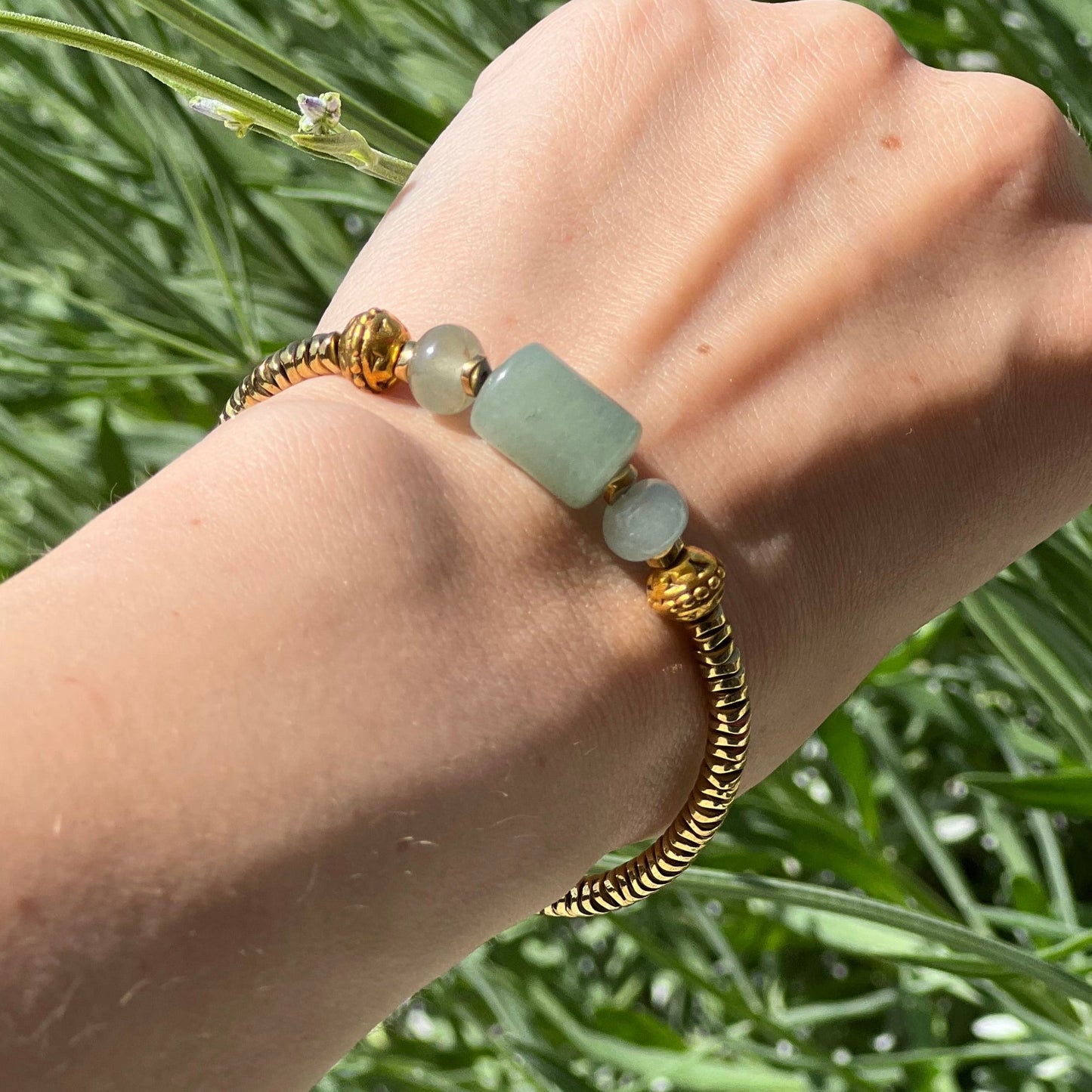 Brățară Jad Olive