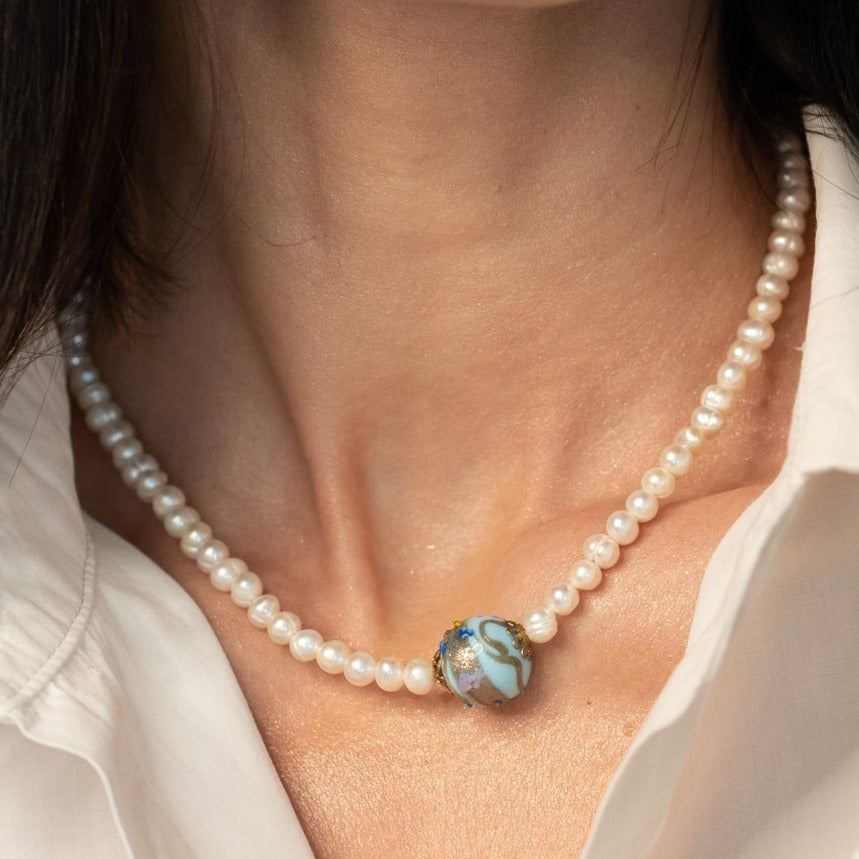 Colier Perla Cloisonné