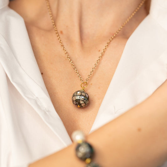 Set Abalone Stone - Brățară + Colier