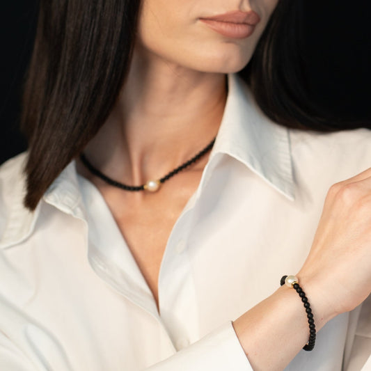 Set Onix - Brățară + Colier