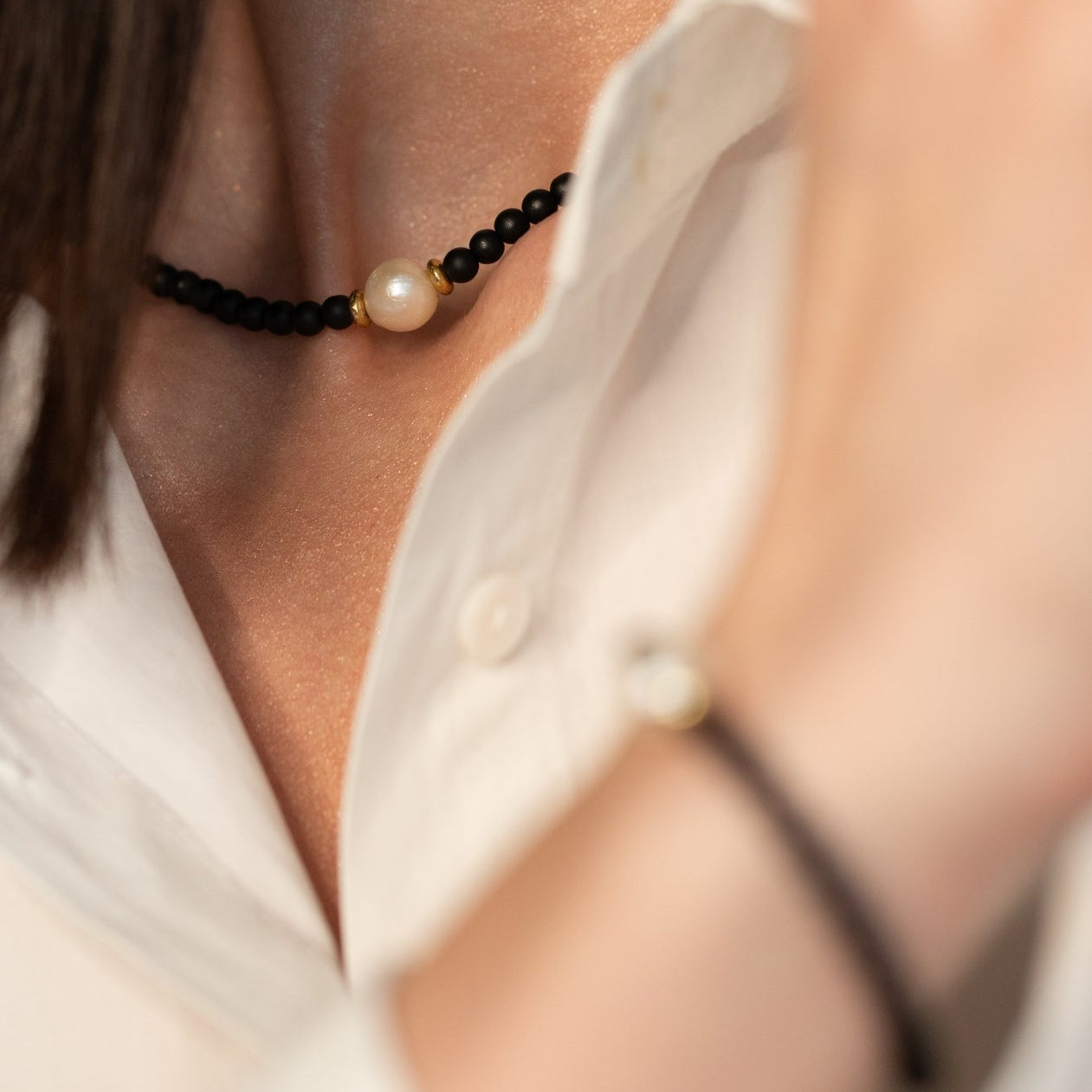 Set Onix - Brățară + Colier