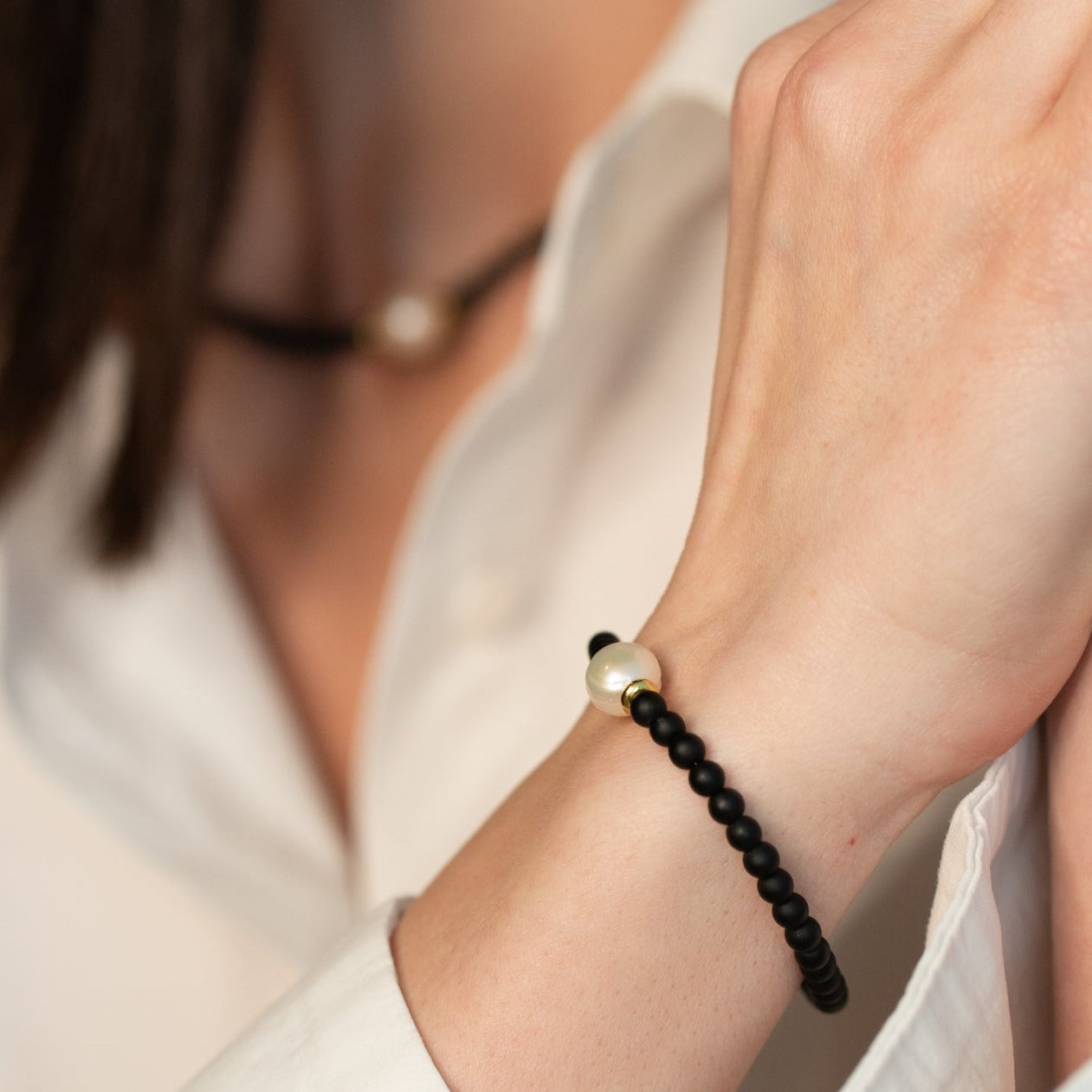 Set Onix - Brățară + Colier