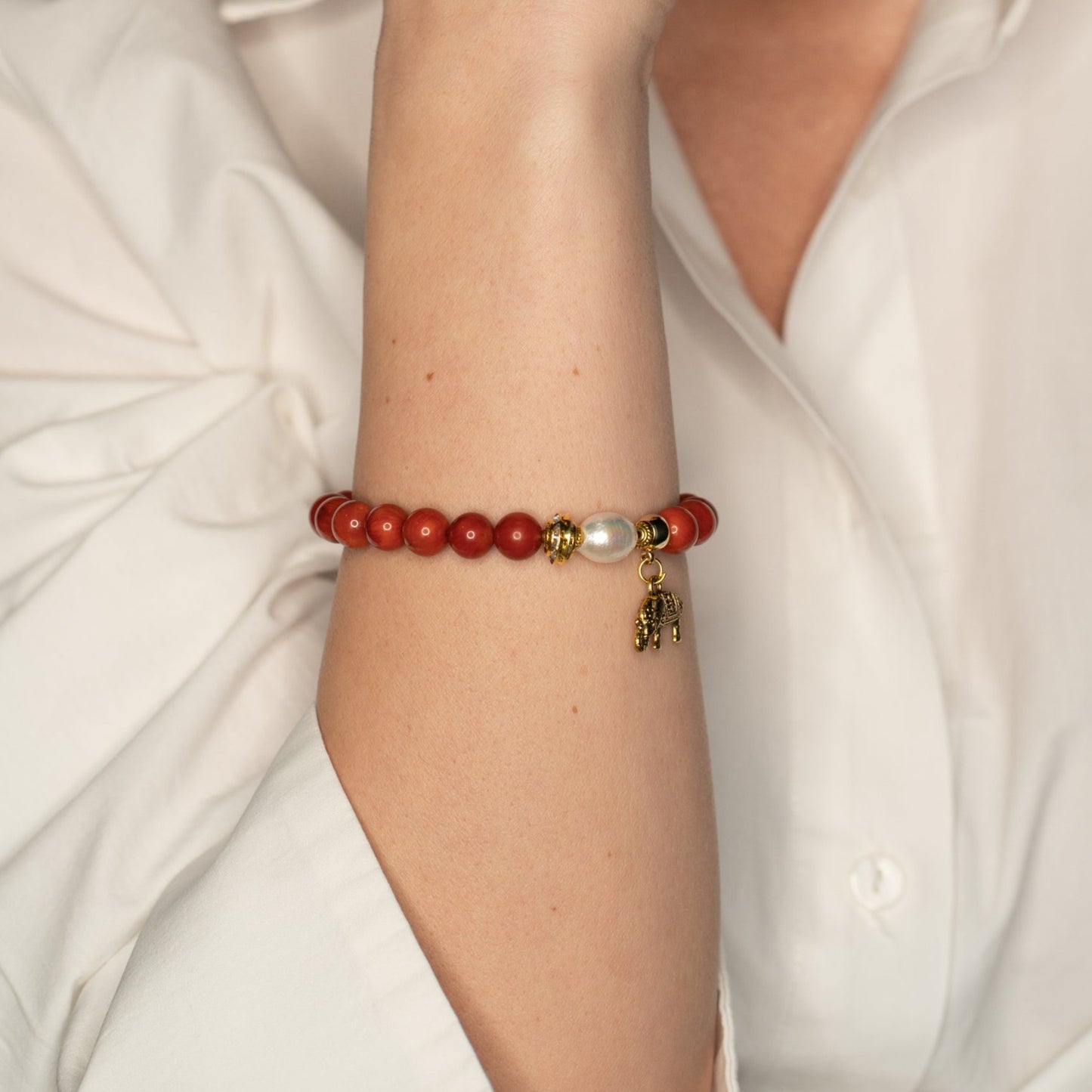 Brățară Roșu Coral